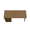 Manhattan Comfort Hampton 53.54 Home Office Desk, Maple Cream 15PMC5